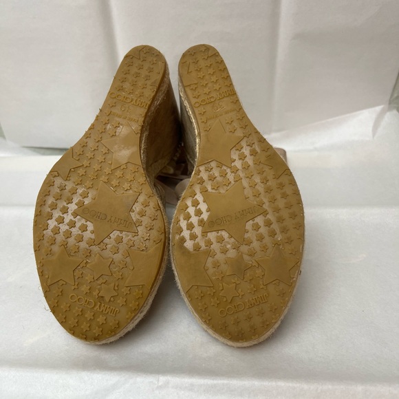 Jimmy Choo suede mesh espadrilles. - Picture 5 of 6